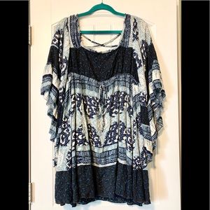 Free people mixed paisley dress